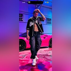 YoungLA denim cargo pants